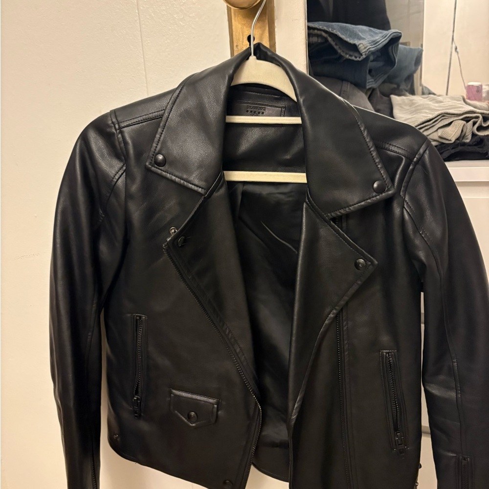 Women’s Black Leather Jacket